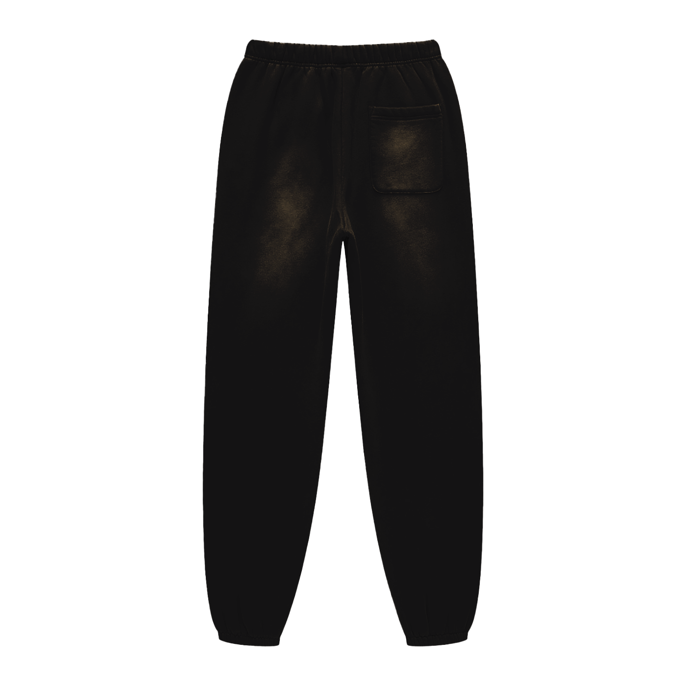 Sunfade Fleeced Sweatpants - Black