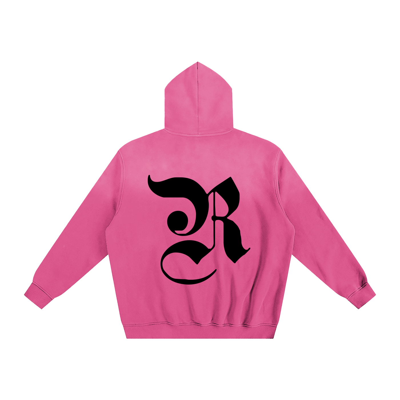 Sunfade Fleeced Hoodie - Rose Pink