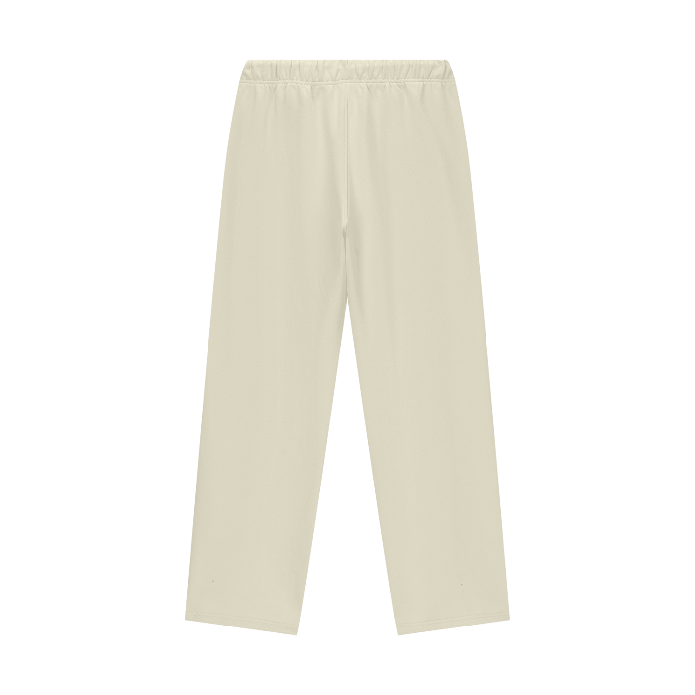 Fleece Lined Straight Leg Pants - Bone