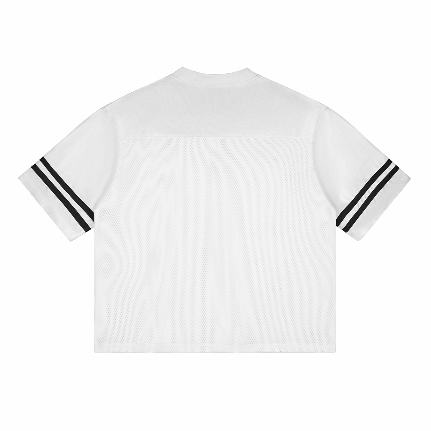 Taped Mesh T-Shirt - White