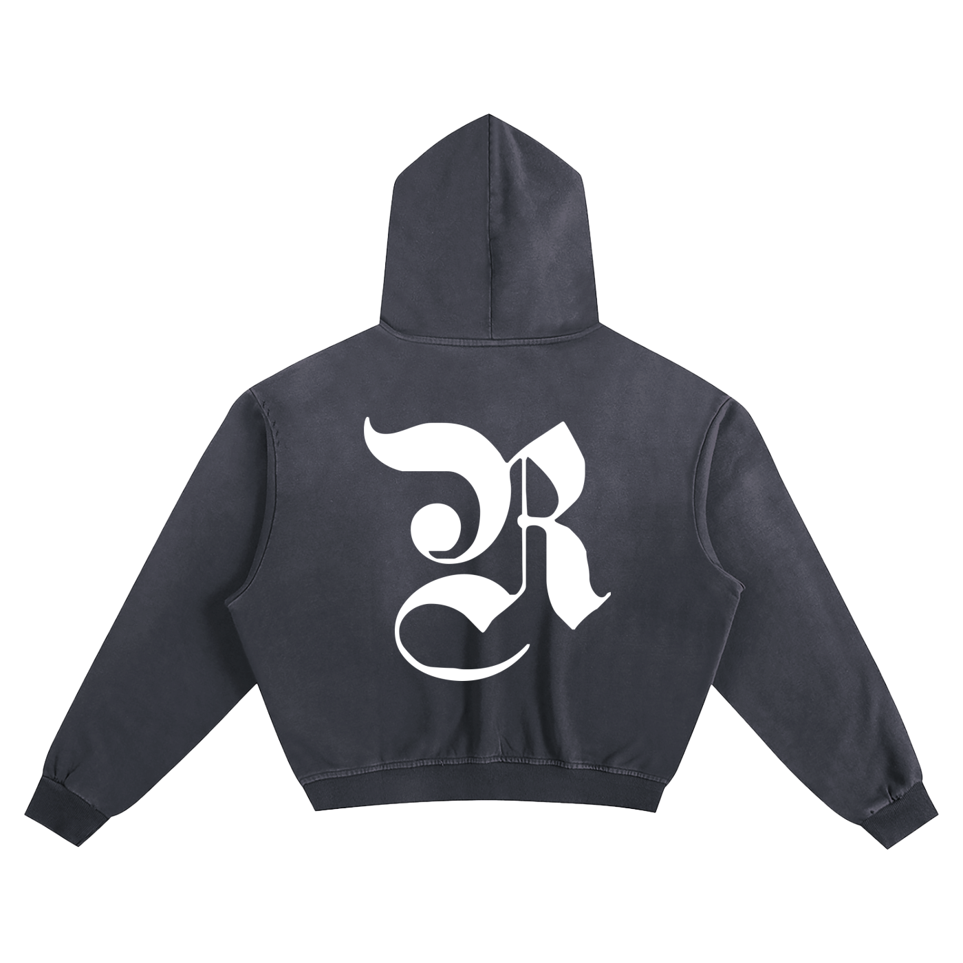 Sunfade Boxy Hoodie - Blue