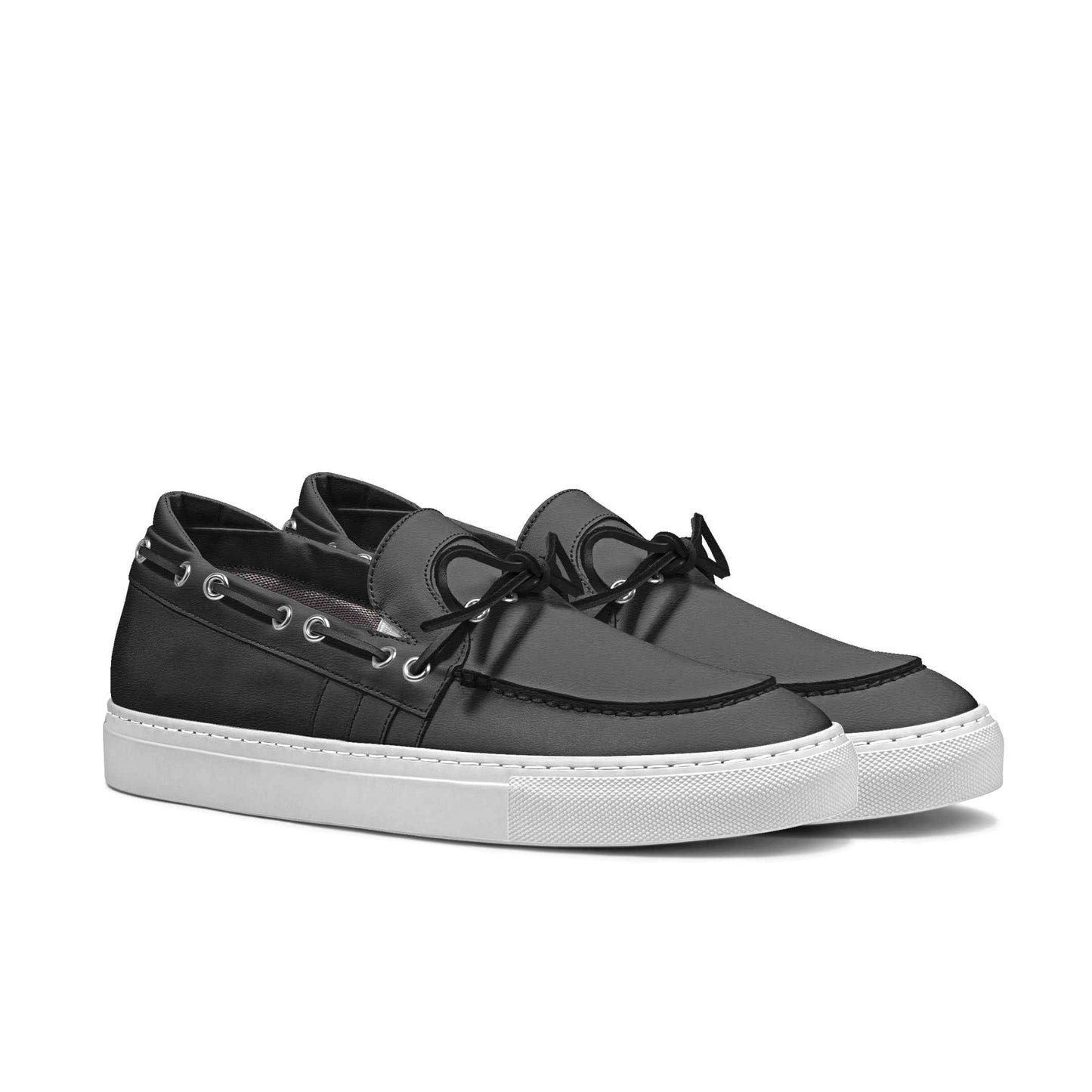 Chunky Classic Slip-on - Black with White