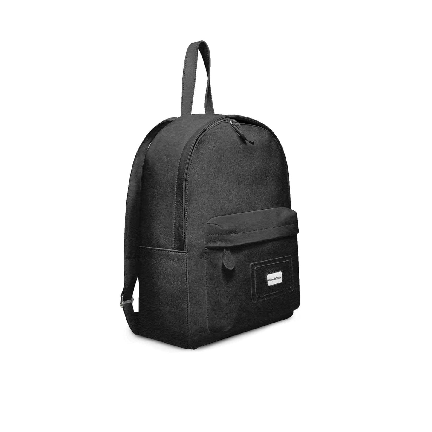 Vintage Single Pocket Backpack - Black