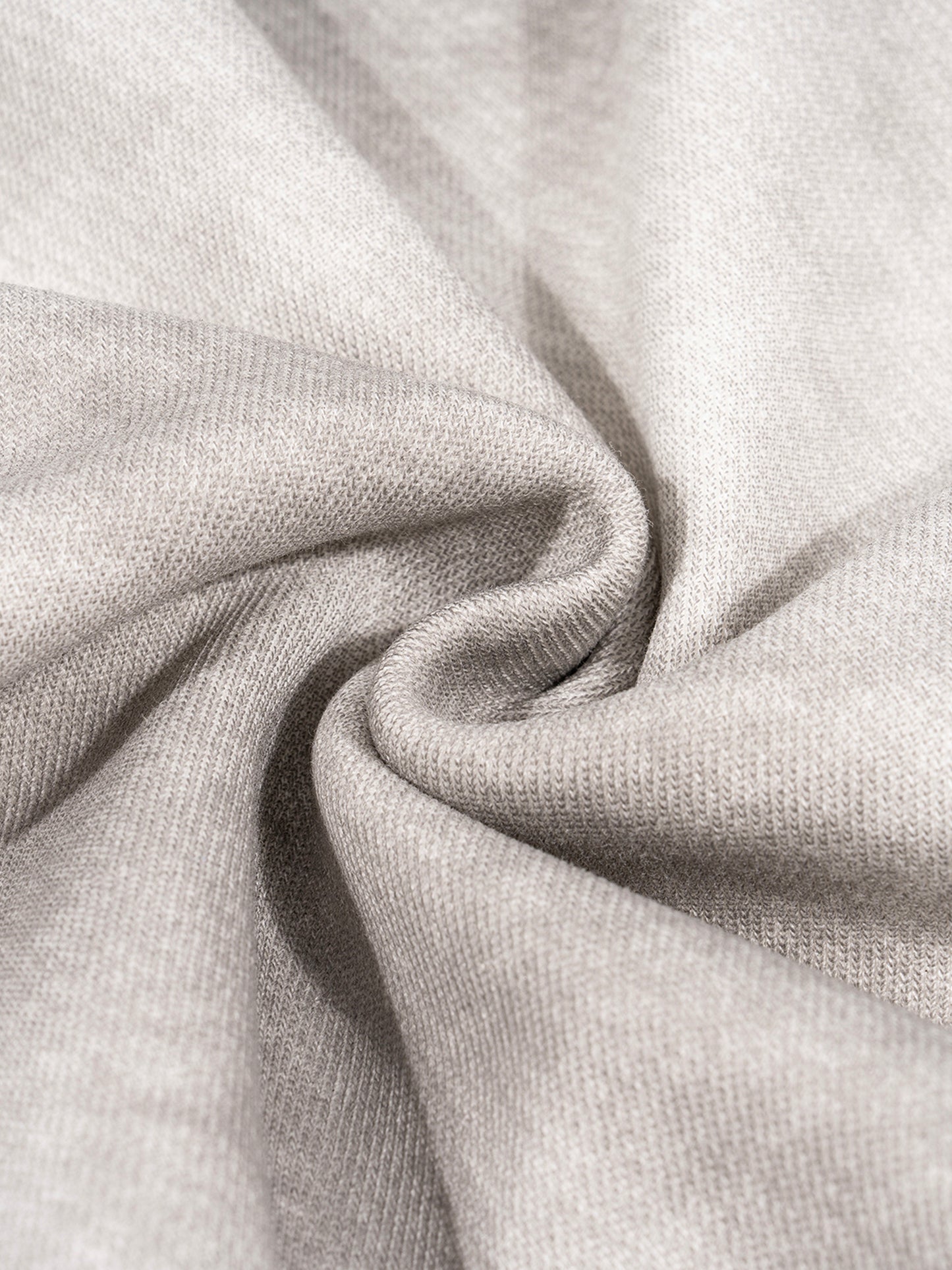 DIRTY WASHED ZIP-UP FLEECE HOODIE - FLOWER GRAY