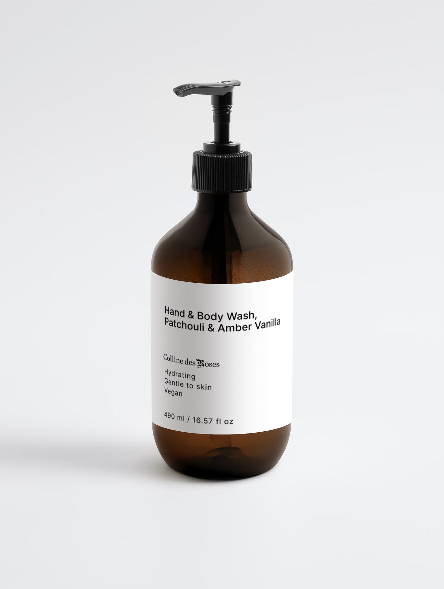 HAND & BODY WASH - PATCHOULI & AMBER VANILLA