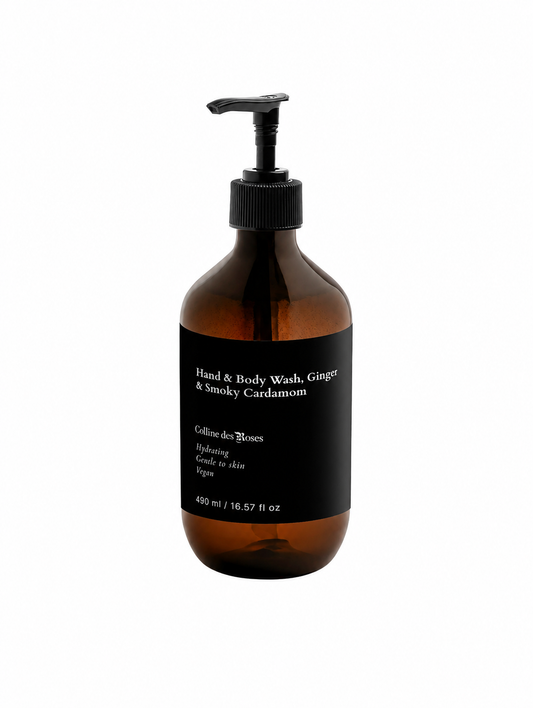 HAND & BODY WASH, GINGER & SMOKY CARDAMOM