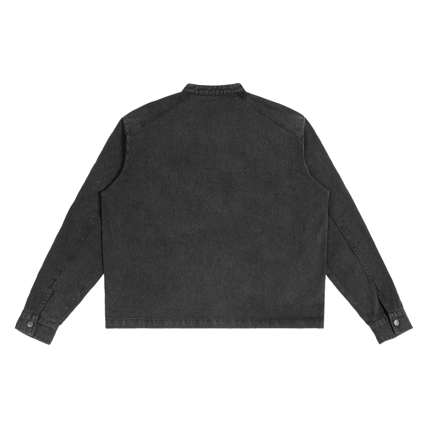 DENIM VINTAGE WASHED JACKET - BLACK