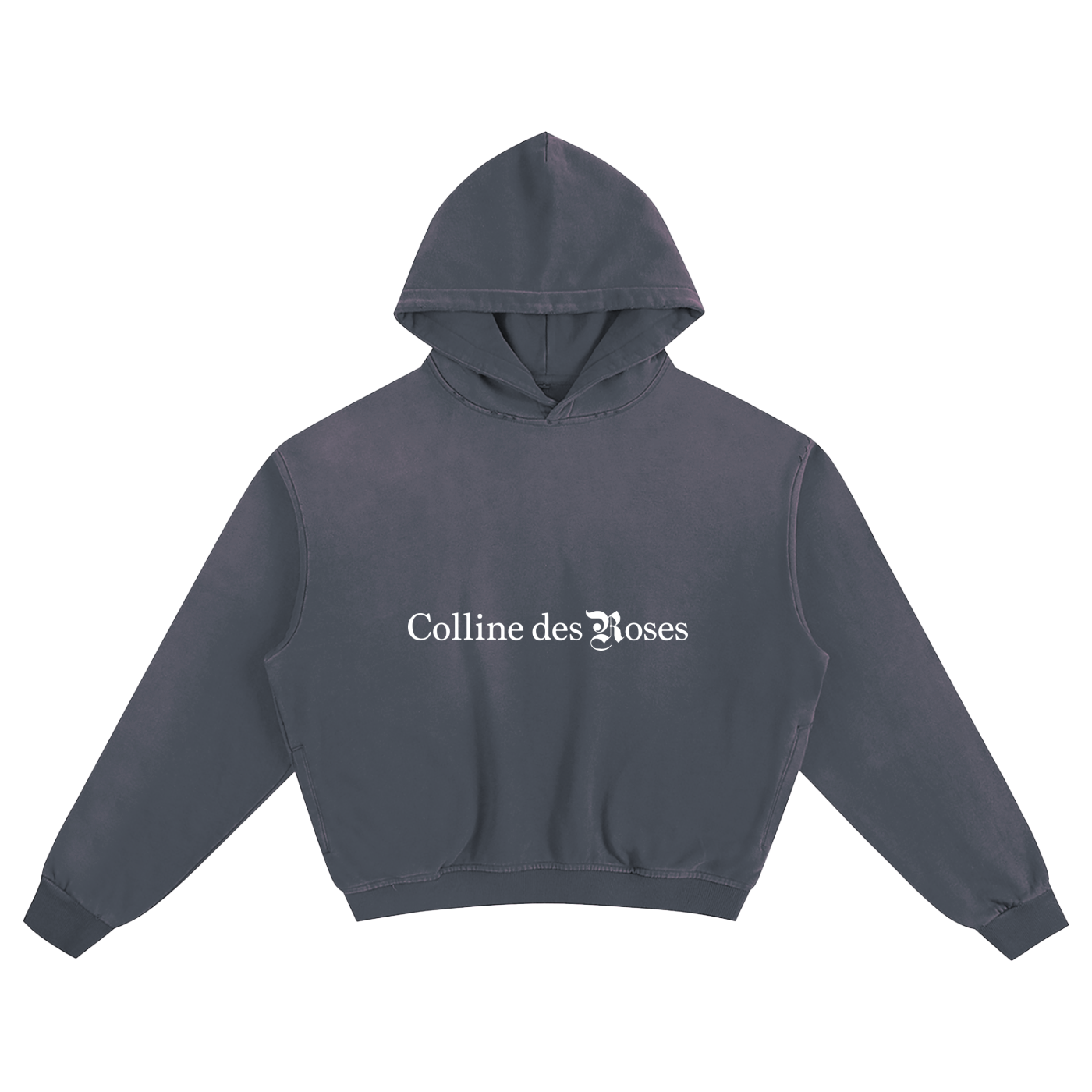 Sunfade Boxy Hoodie - Blue