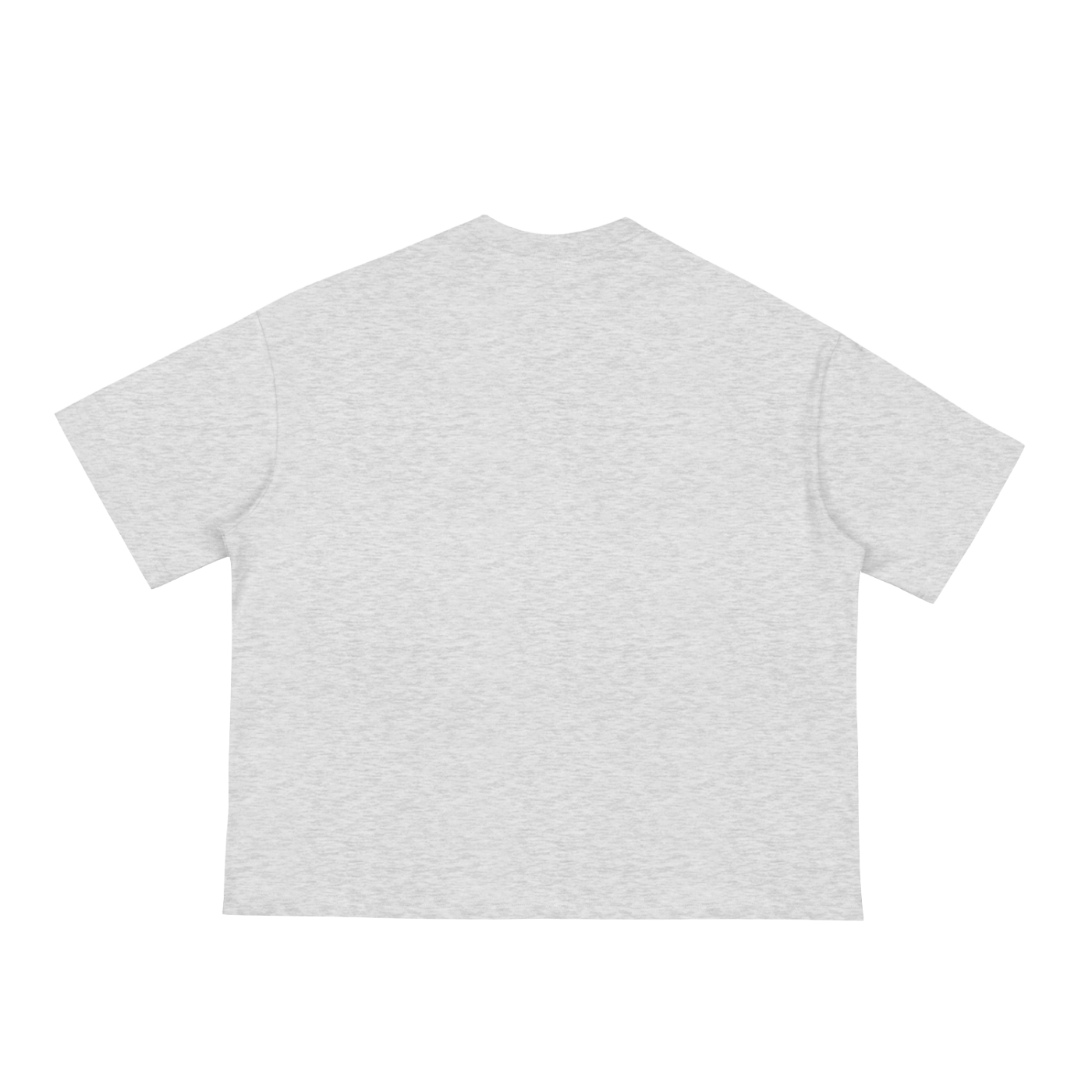 Classic Loose Boxy Tee - Flower Gray
