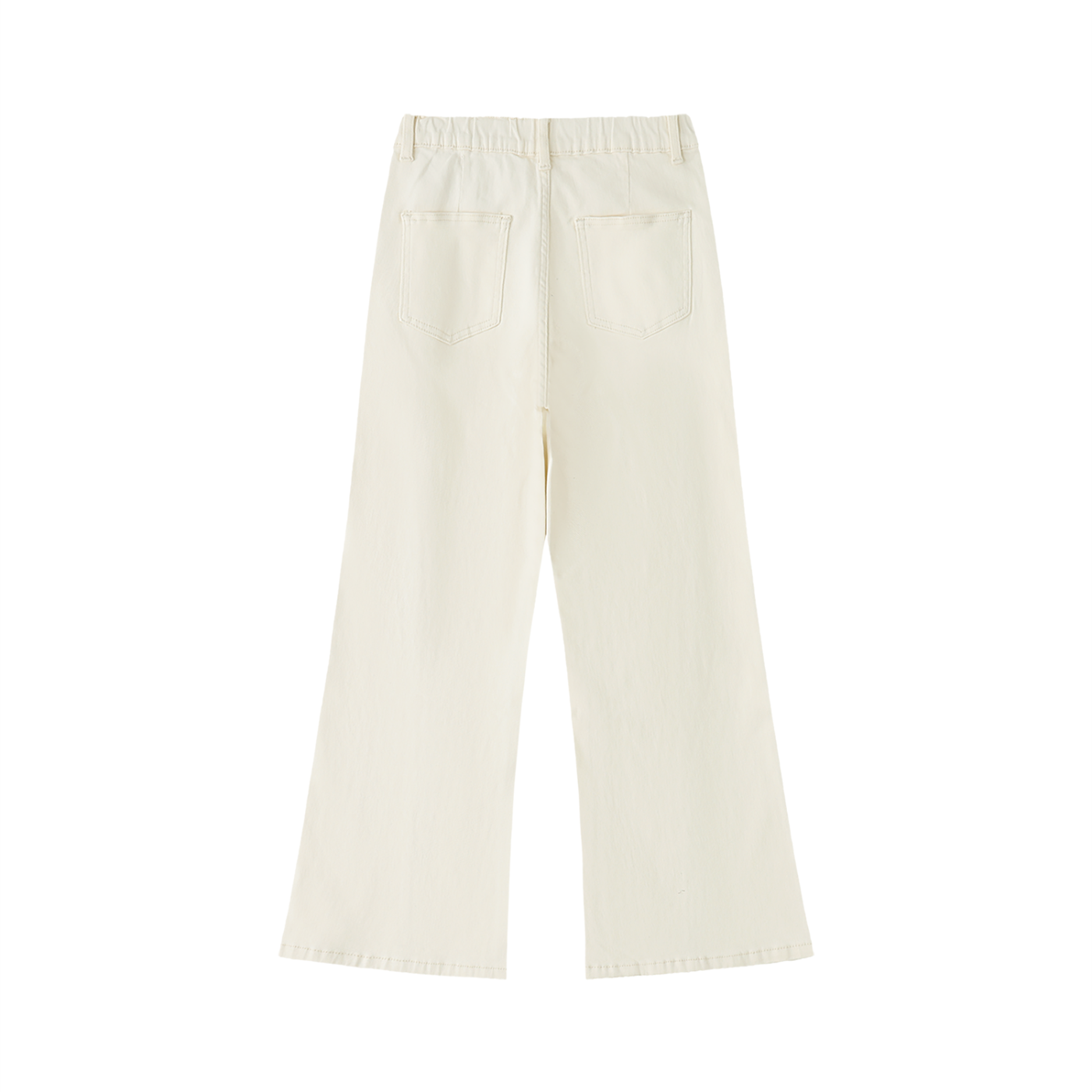 FLARED LEG JEANS - WHITE