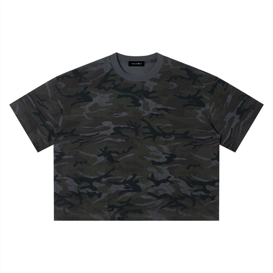 CAMO BOXY T-SHIRT - GRAY CAMO