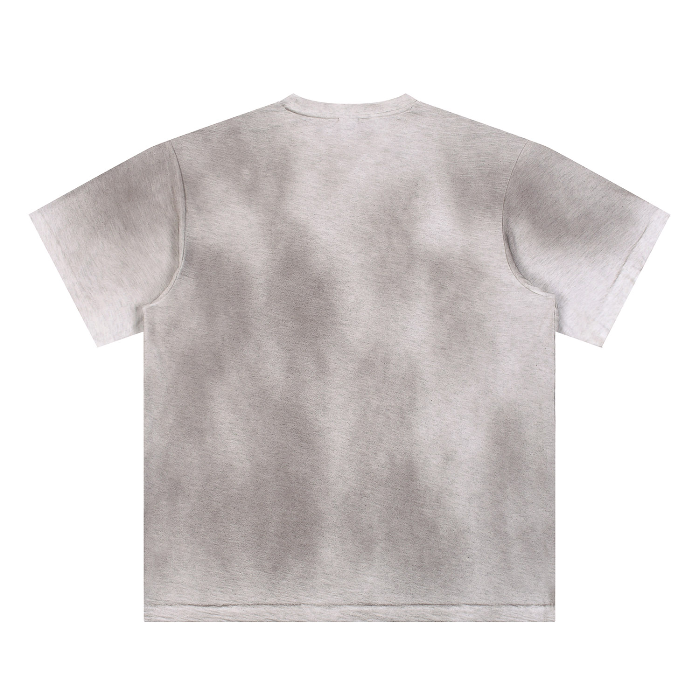 SUNFADE HAND-PAINTED T-SHIRT - LIGHT GRAY