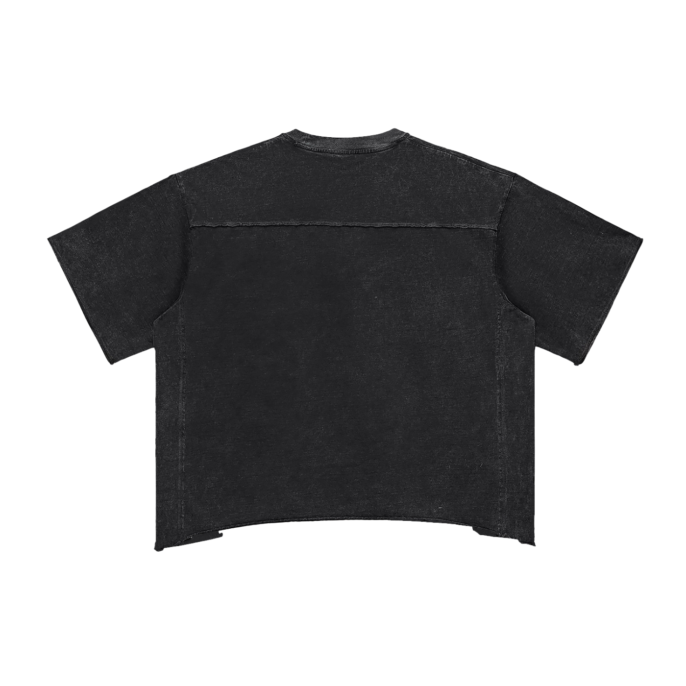 Raw Edge Snow Washed Boxy T-Shirt
