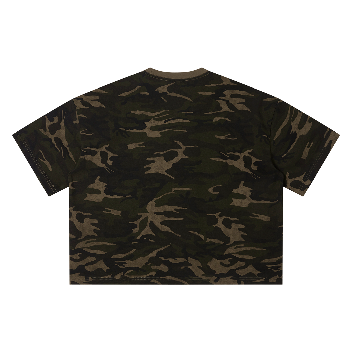 CAMO BOXY T-SHIRT – KAKI CAMO