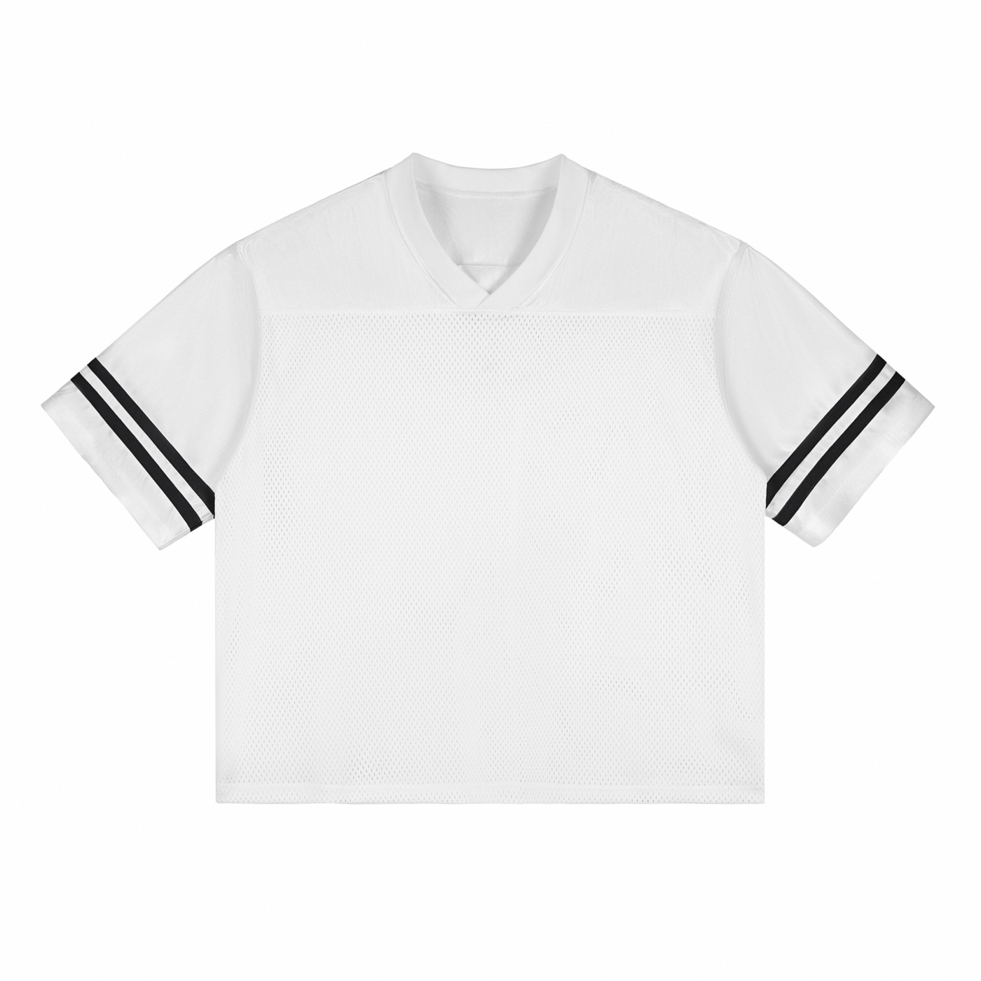 Taped Mesh T-Shirt - White