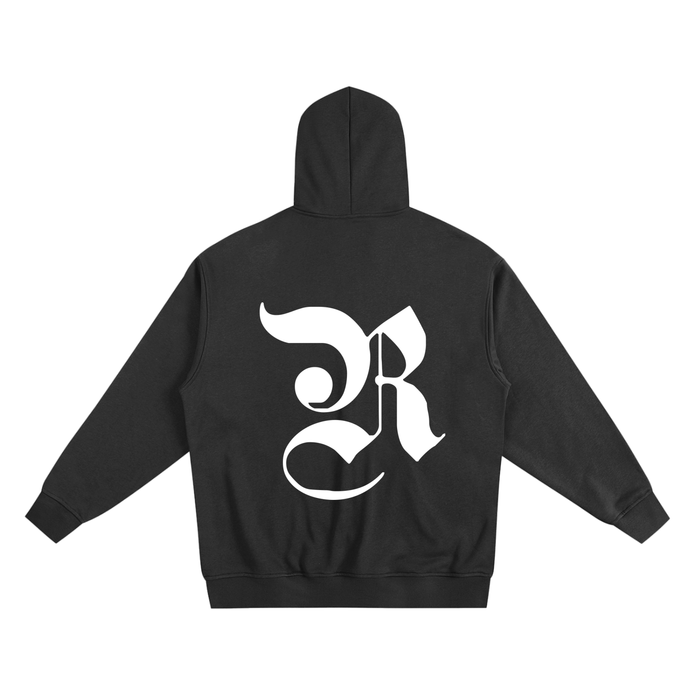 Heavyweight Zip-up Hoodie - Black