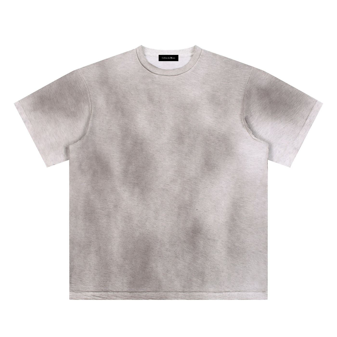 SUNFADE HAND-PAINTED T-SHIRT - LIGHT GRAY