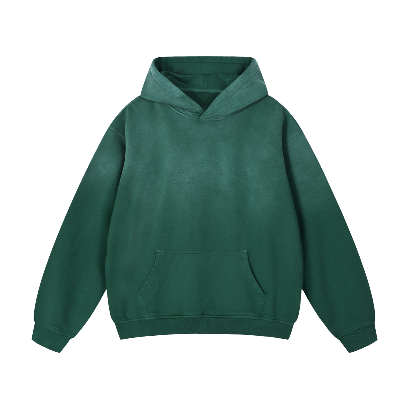 SUNFADE HEAVYWEIGHT OVERSIZED HOODIE - GREEN