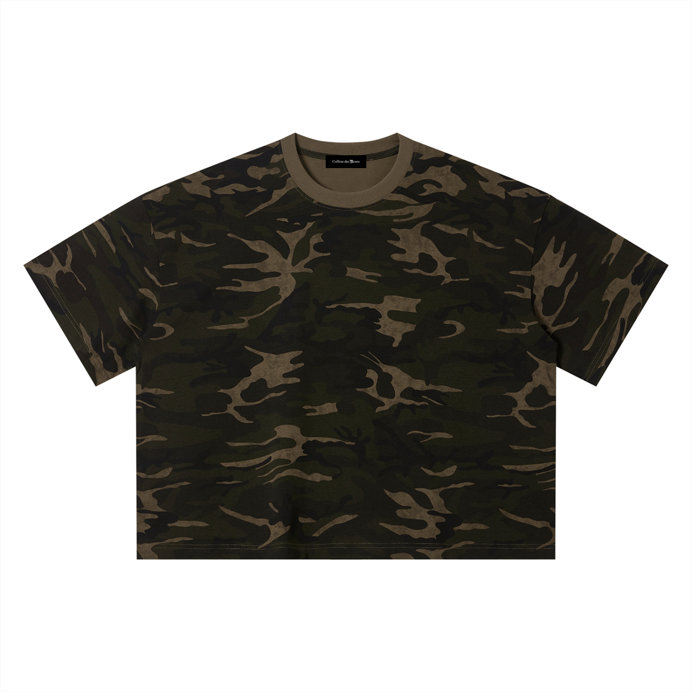 CAMO BOXY T-SHIRT – KAKI CAMO