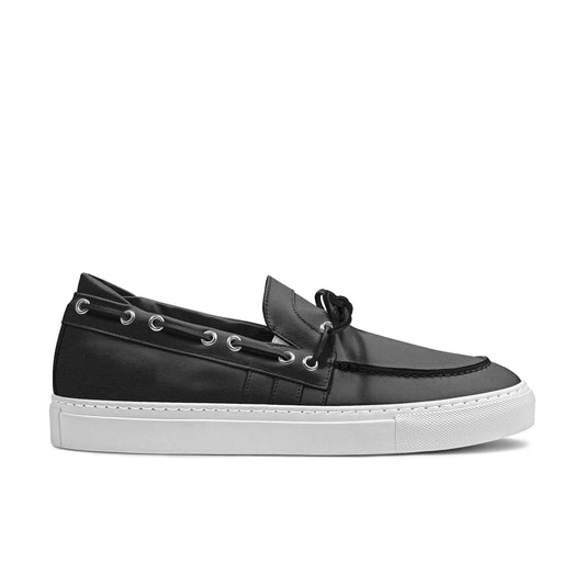 Chunky Classic Slip-on - Black with White