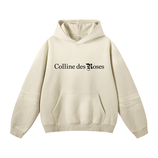 SUNFADE FLEECED HOODIE - GRAY CAMEL