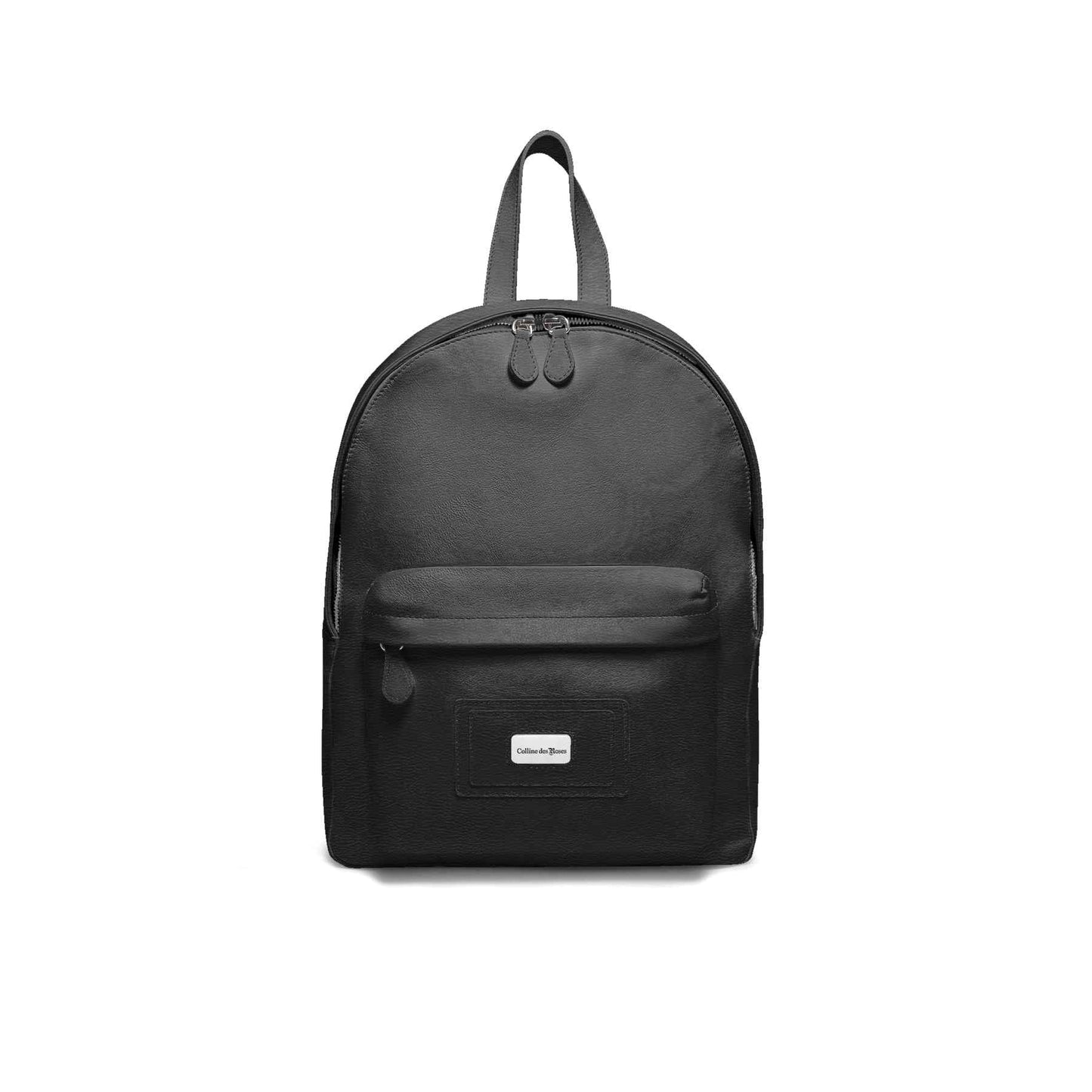 Vintage Single Pocket Backpack - Black