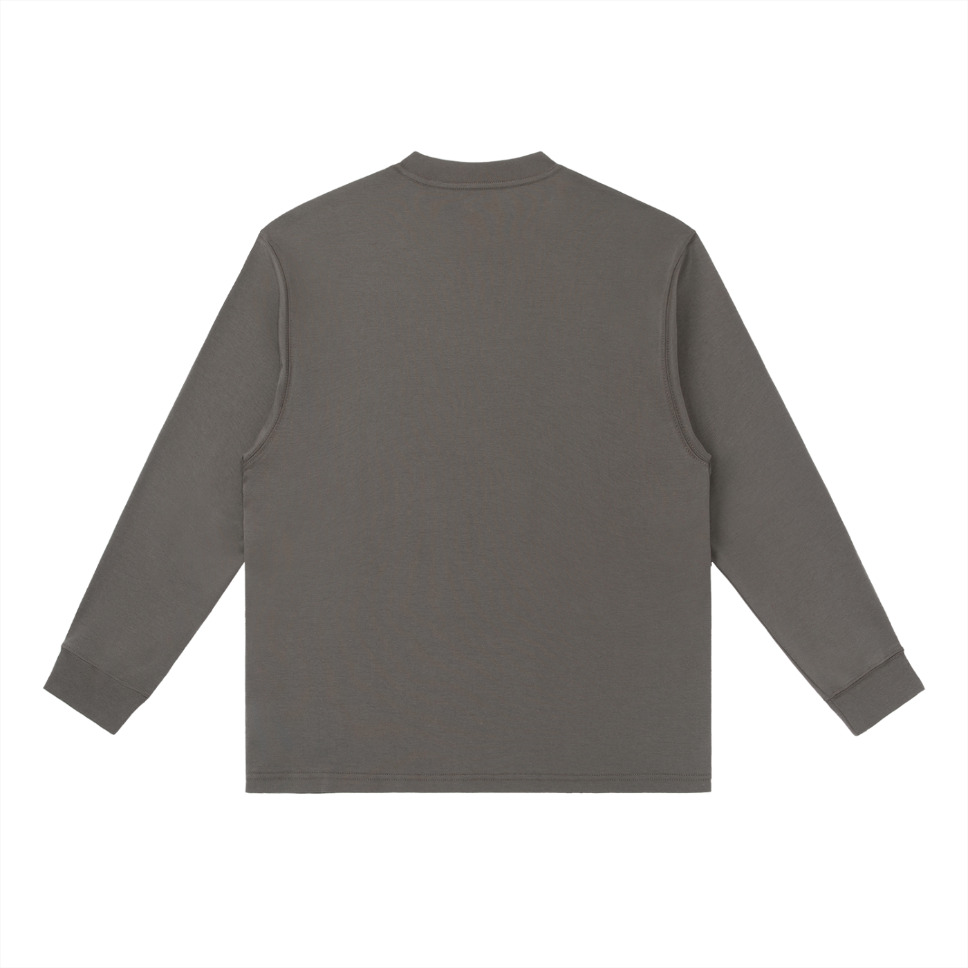 Essential Crewneck Long-Sleeve T-Shirt - Dark Gray