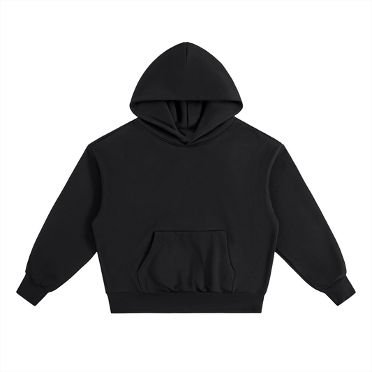 Essential Heavyweight Fleece Hoodie - Black