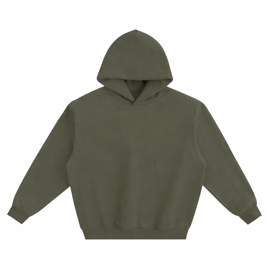 Fleeced Boxy Hoodie