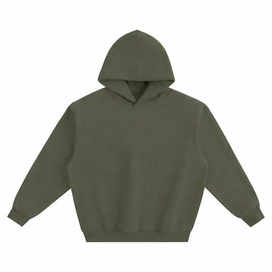 Fleeced Boxy Hoodie