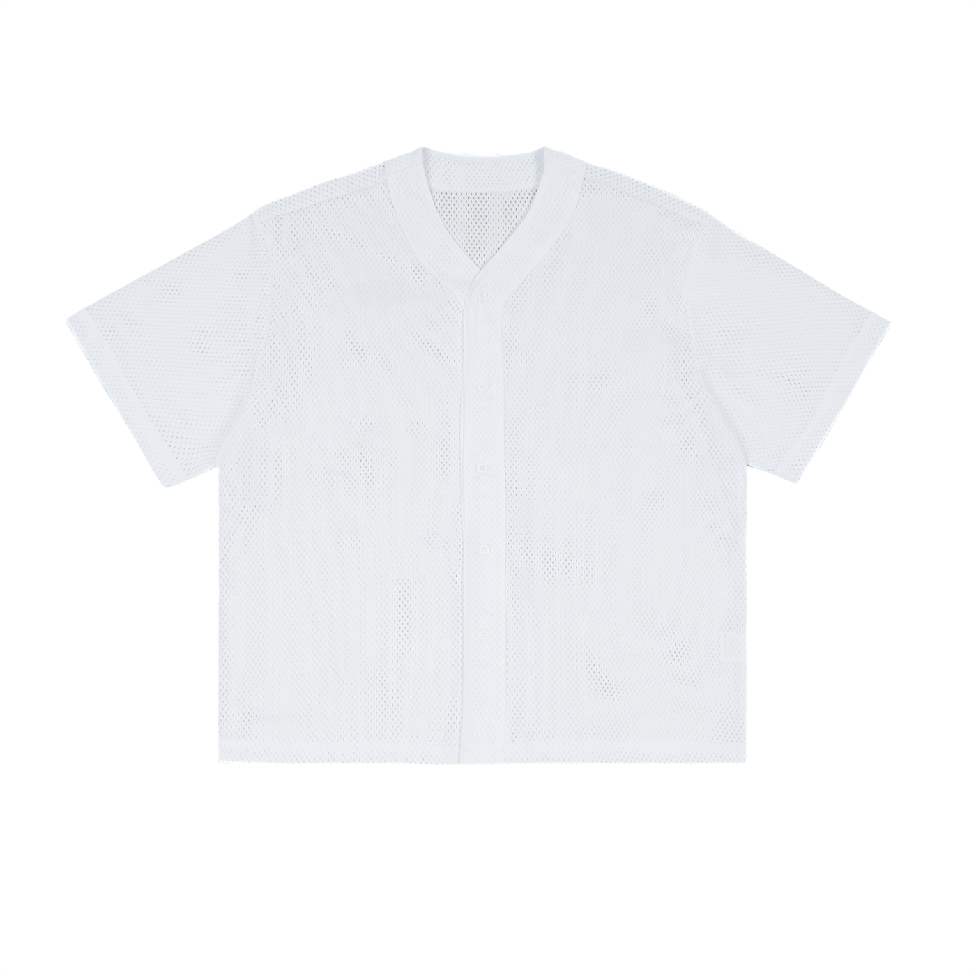 Varsity Button-Up Baseball Jersey - White