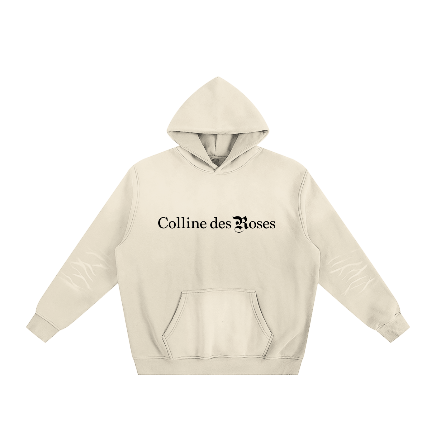 SUNFADE FLEECED HOODIE - GRAY CAMEL