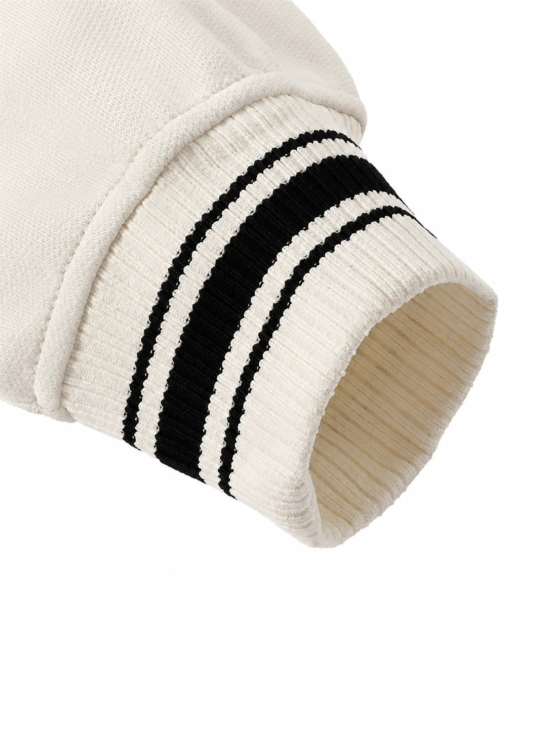 Contrast Raglan Sleeve Baseball Jacket