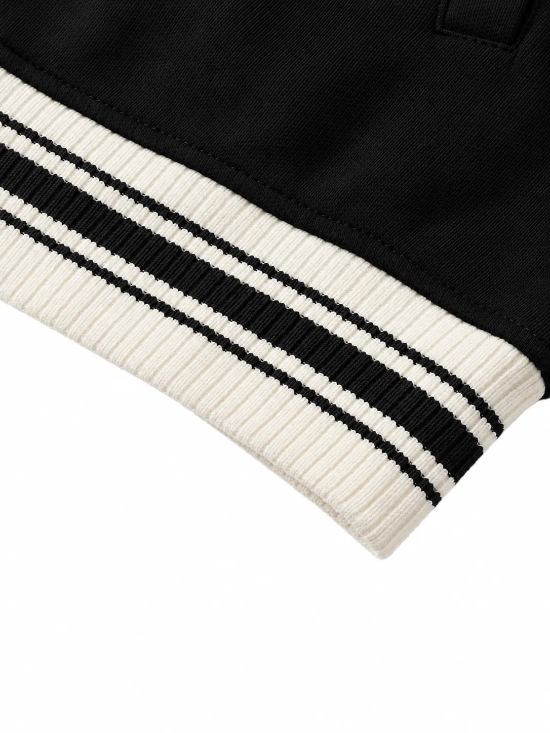 Contrast Raglan Sleeve Baseball Jacket