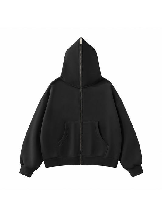 Black hoodie on a white background