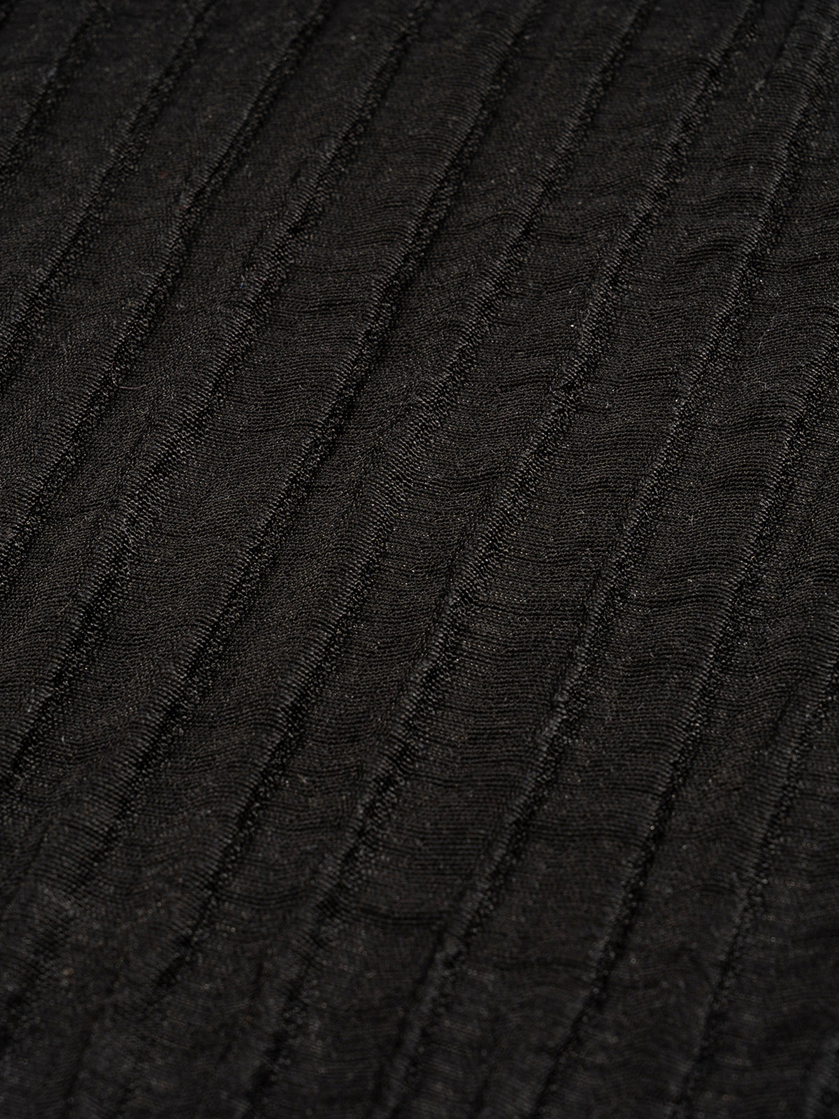 Close-up of black textured fabric