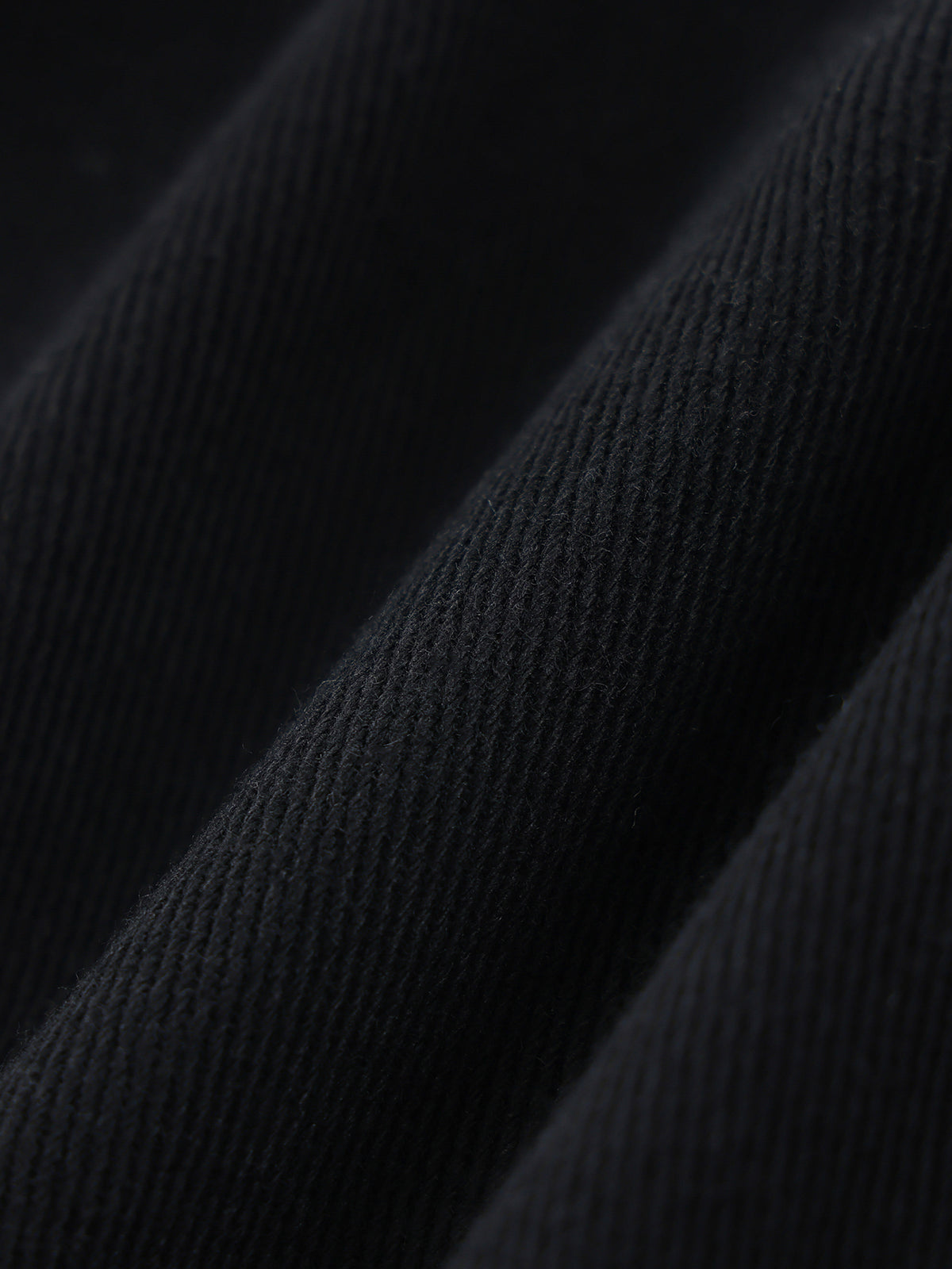 Close-up of black textured fabric