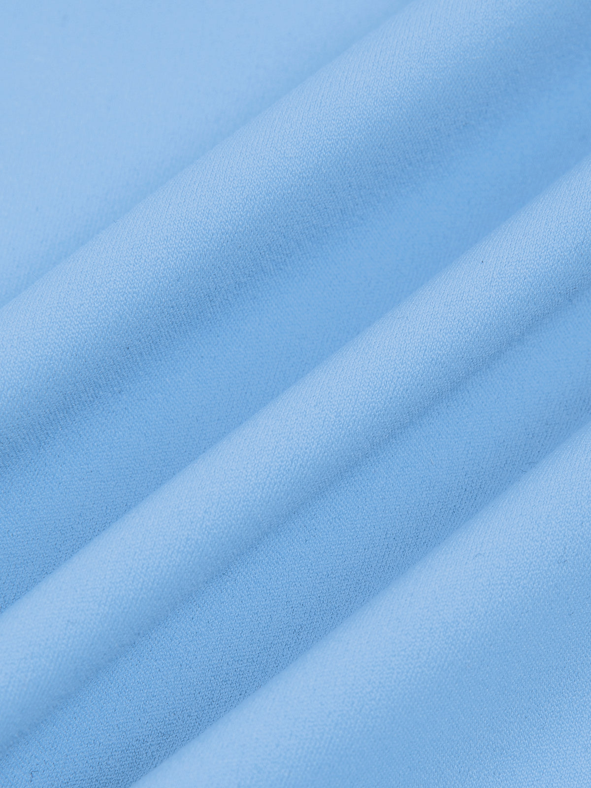 Close-up of blue fabric with visible texture