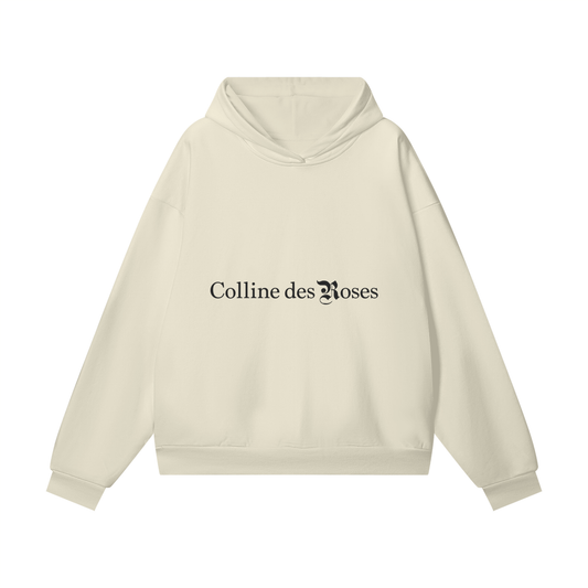 Oversize Heavyweight Fleece Hoodie - Bone