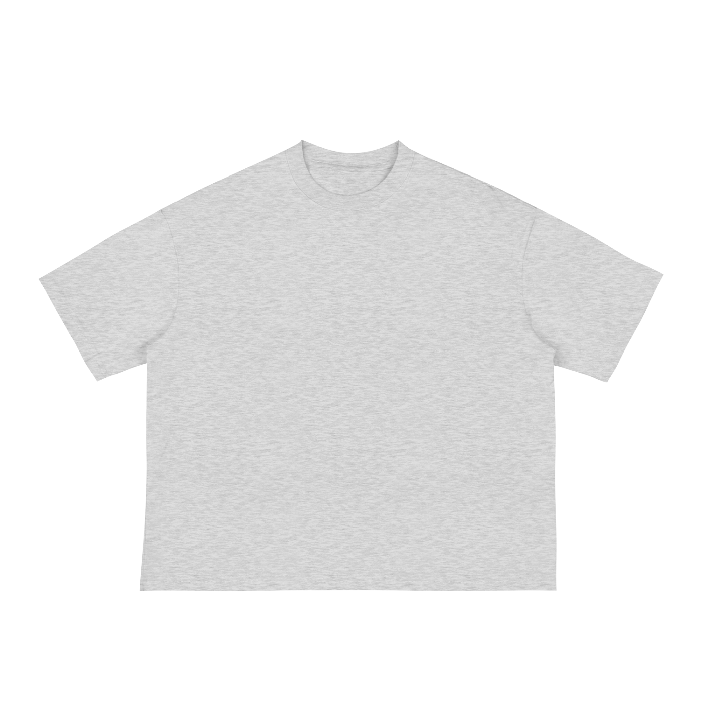 Classic Loose Boxy Tee - Flower Gray