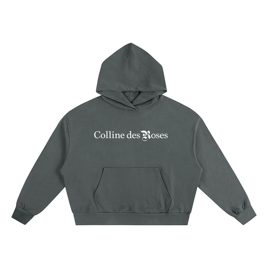 BOXY OVERSIZED HOODIE - GRAY