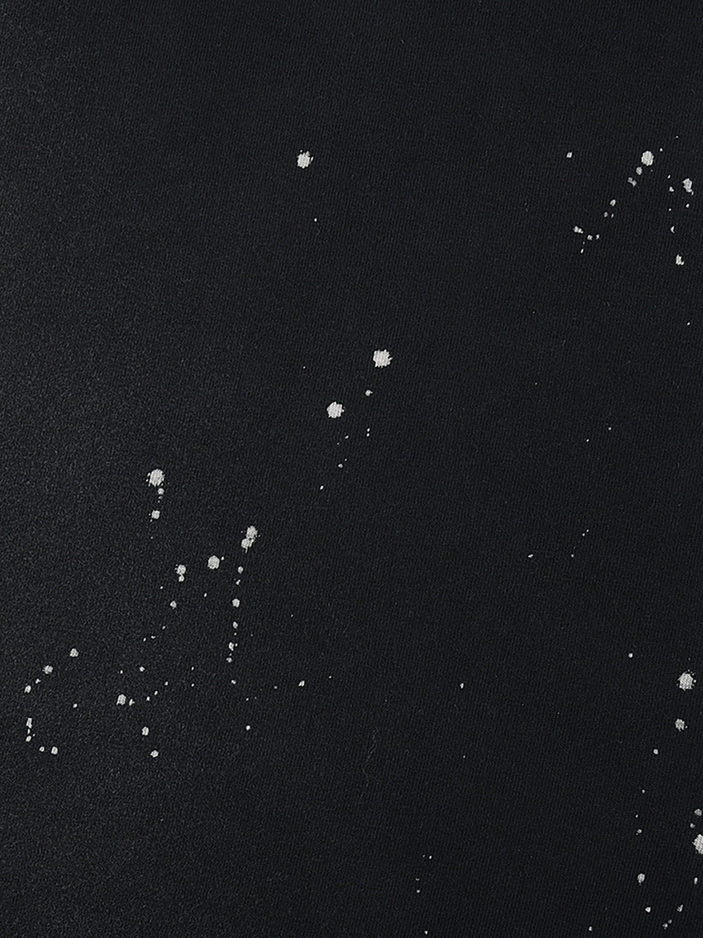HAND-FRAYED SUNFADE PAINT SPLATTER T-SHIRT - BLACK
