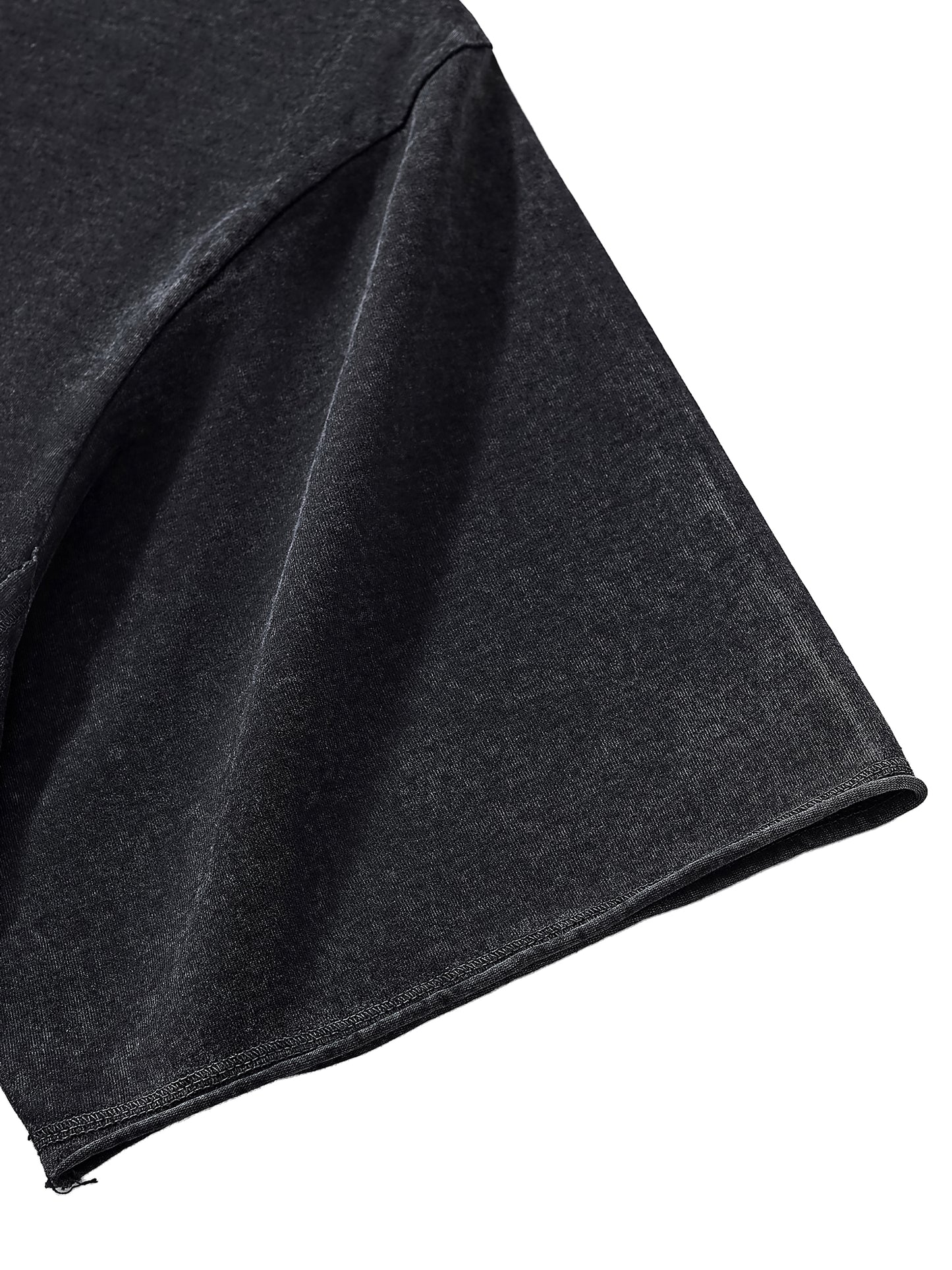 Raw Edge Snow Washed Boxy T-Shirt