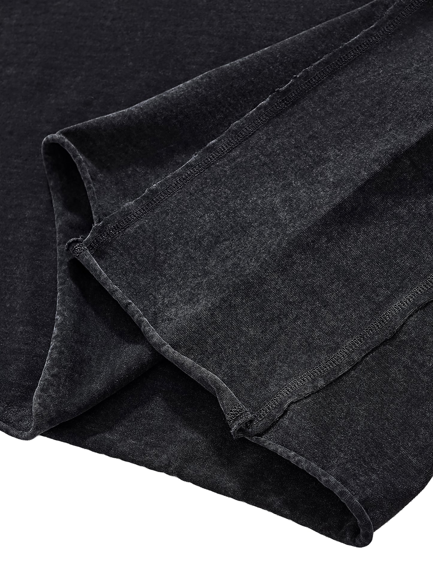 Raw Edge Snow Washed Boxy T-Shirt