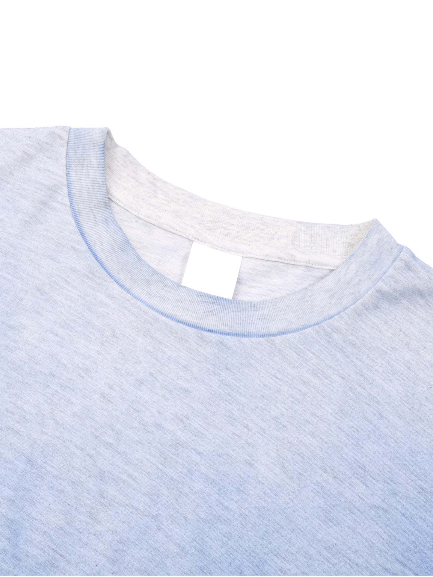 SUNFADE HAND-PAINTED T-SHIRT - LIGHT GRAY