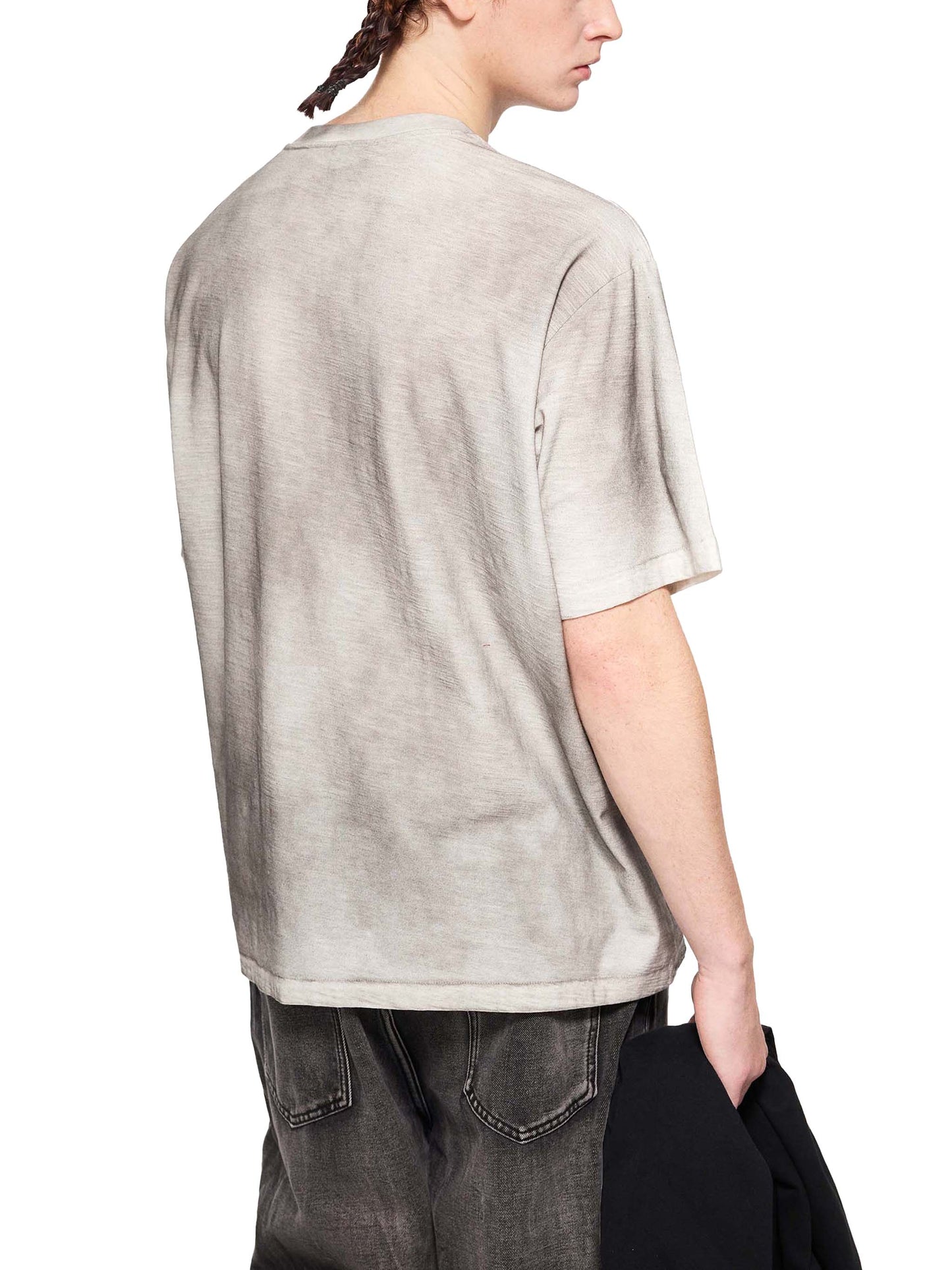 SUNFADE HAND-PAINTED T-SHIRT - LIGHT GRAY