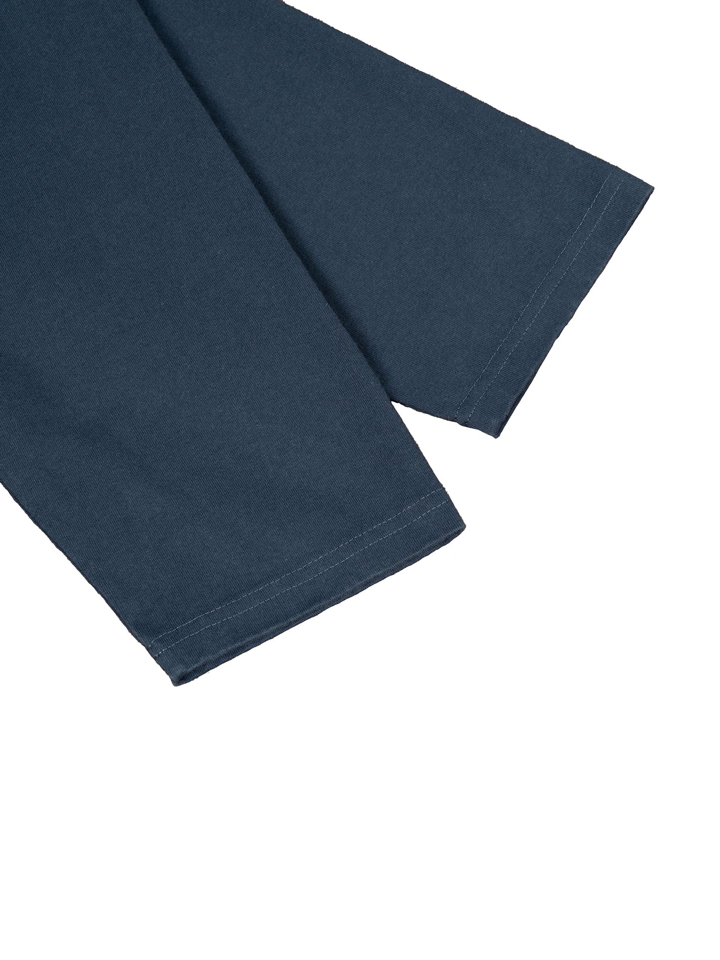 SUNFADE COLOR-BLOCK T-SHIRT - BLACK WITH WHITE