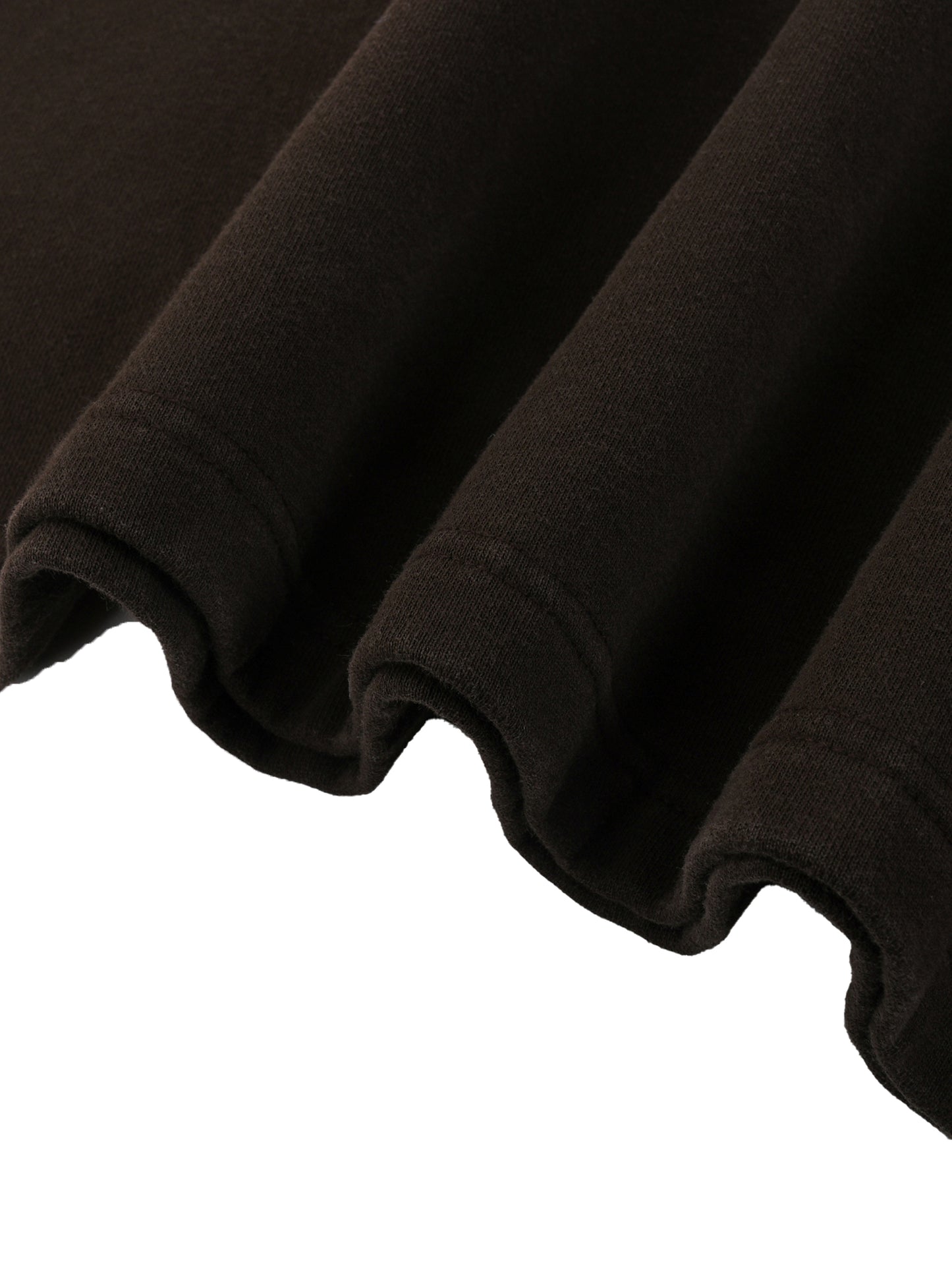 SUNFADE RAW EDGE QUARTER-ZIP SWEATSHIRT - BLACK