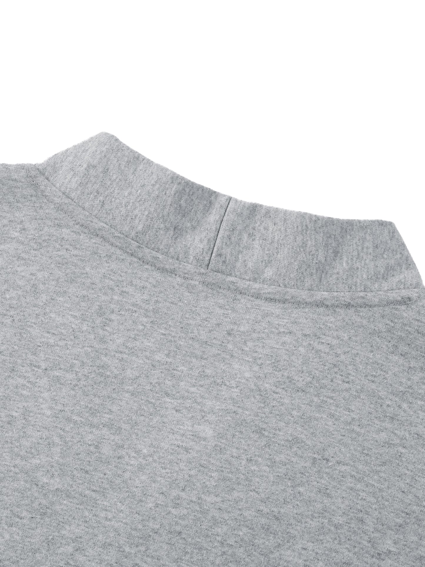 HEAVYWEIGHT SWEAT CARDIGAN - FLOWER GRAY