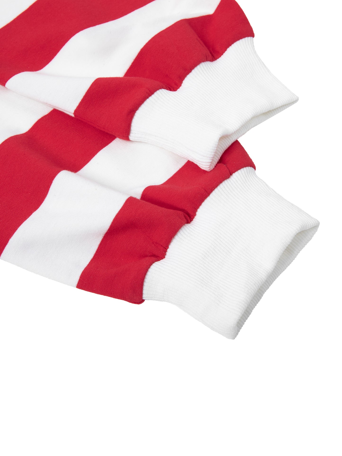 COLOR BLOCK STRIPE POLO SHIRT - WHITE WITH BLACK